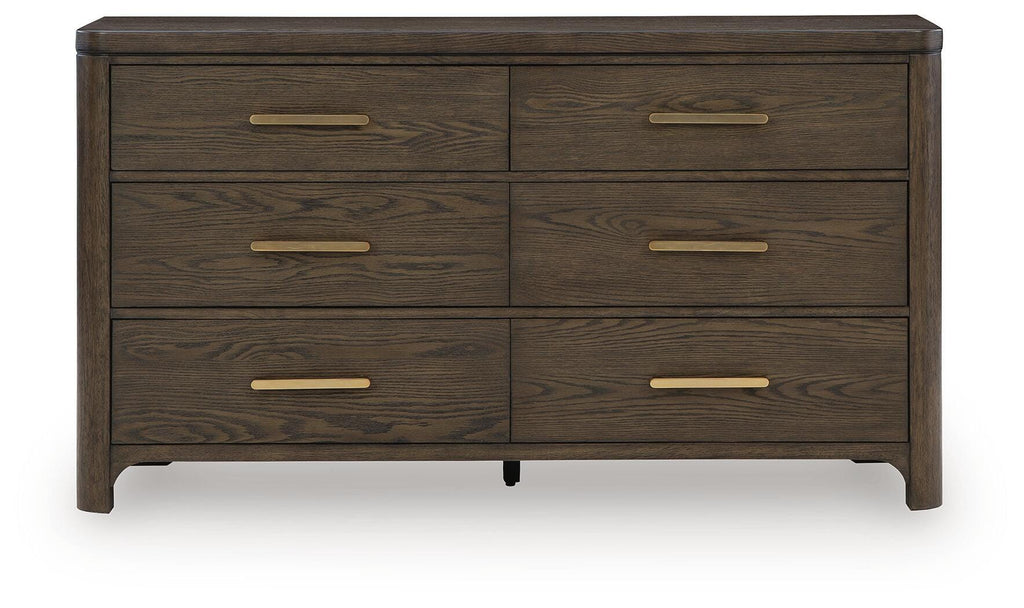 Radkin Dresser in Burnished Brown, front view