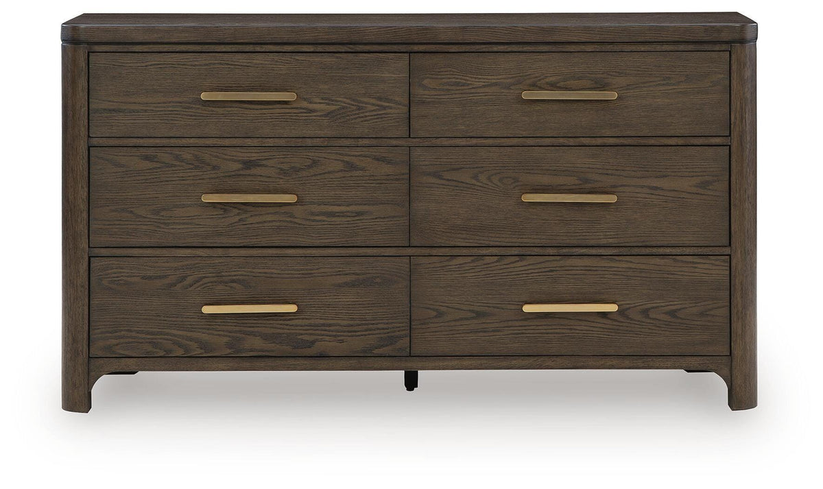 Radkin Dresser in Burnished Brown, front view