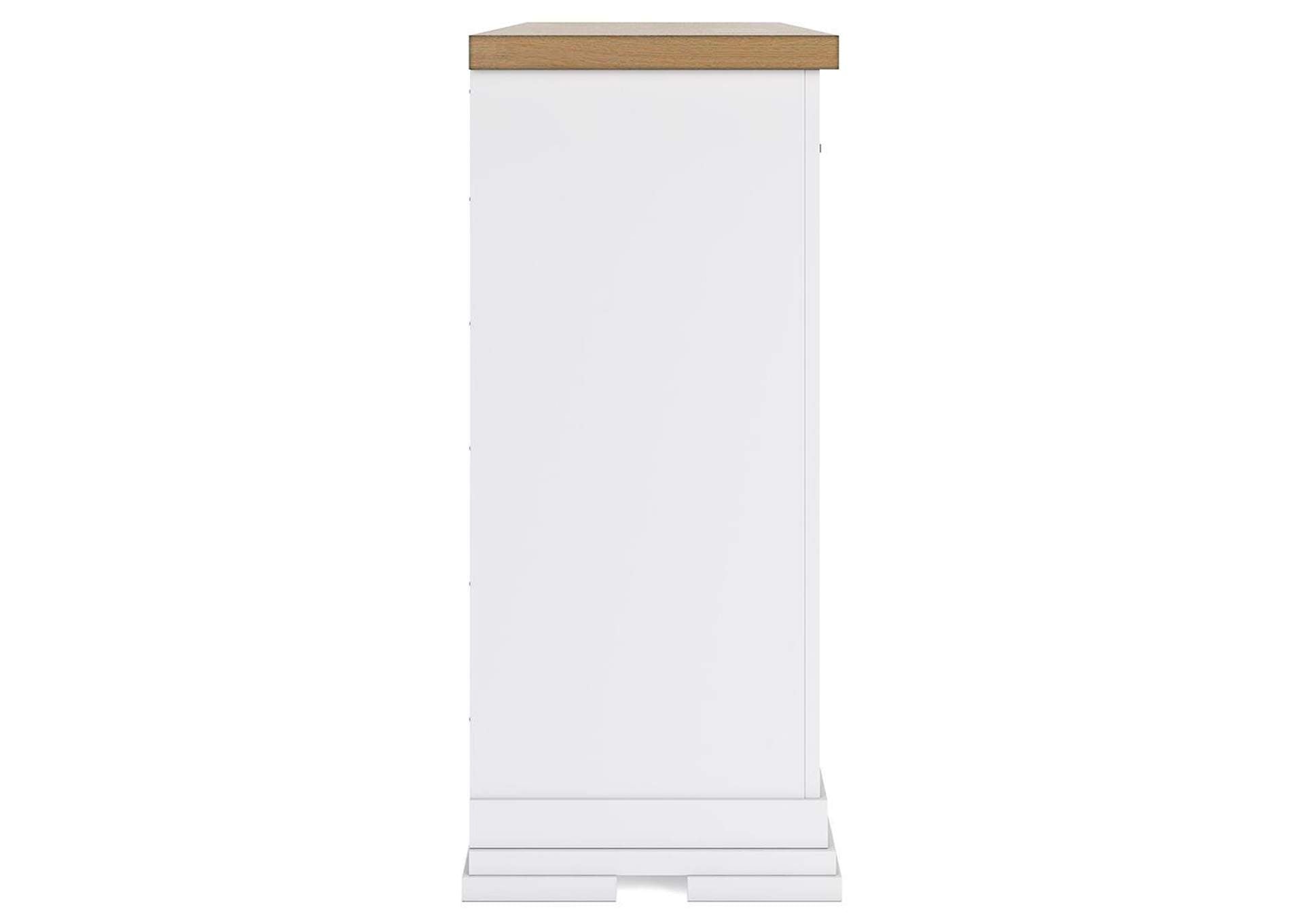 Ashbryn Queen Panel Storage Bed, Dresser and 2 Nightstands side view