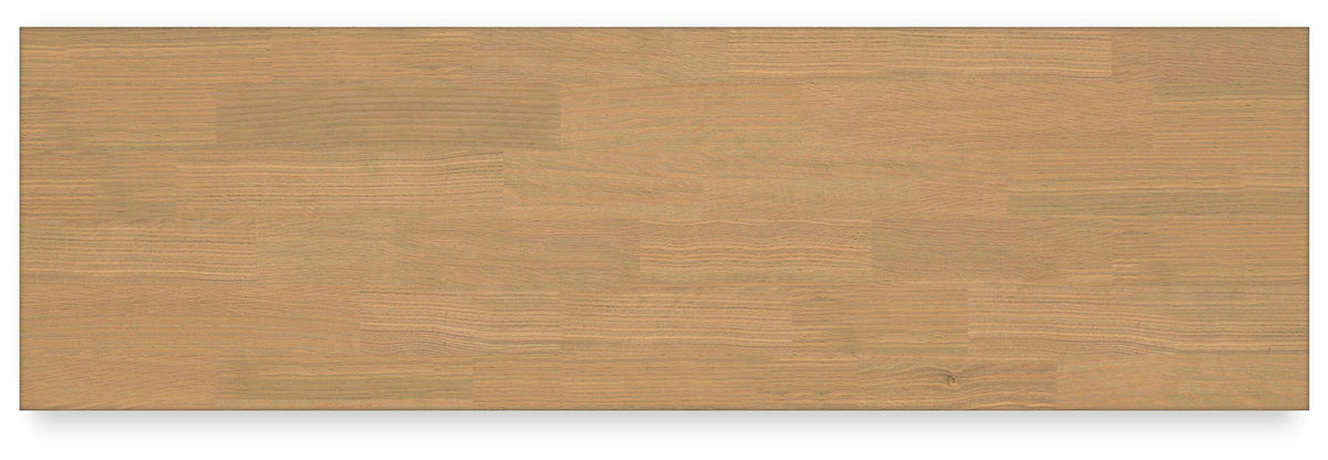 Ashbryn Dresser in White/Natural, top view