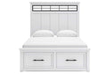 Ashbryn Queen Panel Storage Bed, Dresser and Mirror