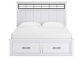 Ashbryn King Panel Storage Bed and Dresser