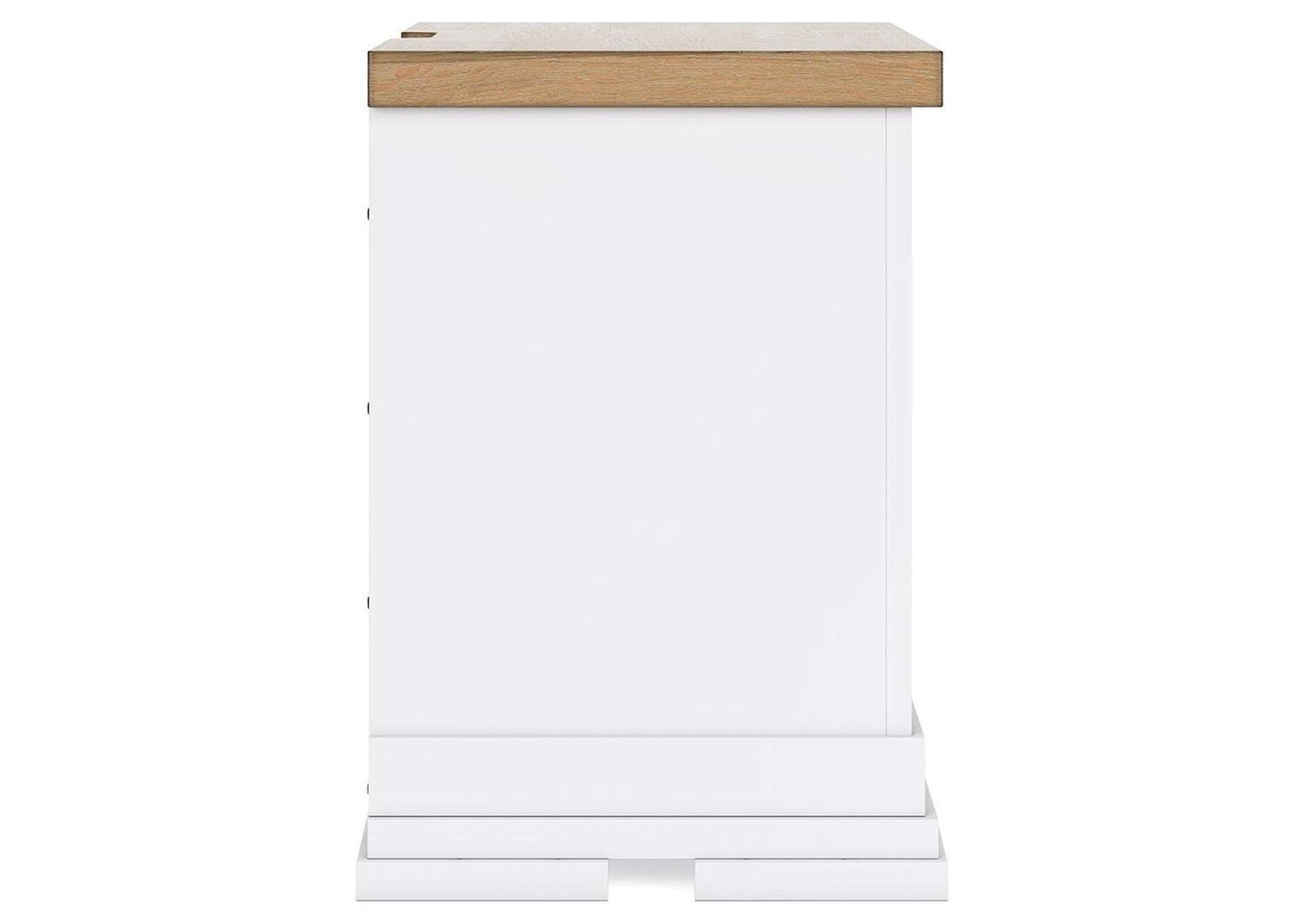 Ashbryn King Panel Storage Bed, Dresser and 2 Nightstands side view