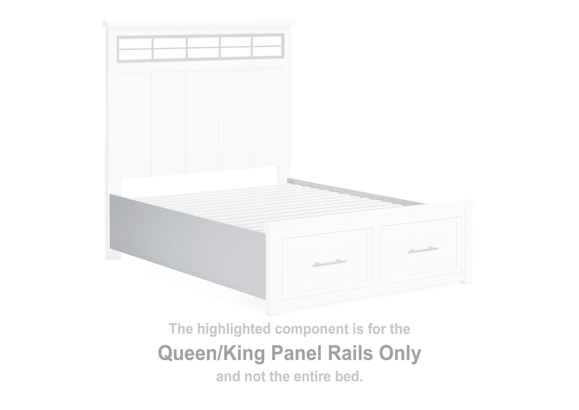Ashbryn King Panel Storage Bed, Dresser and Mirror