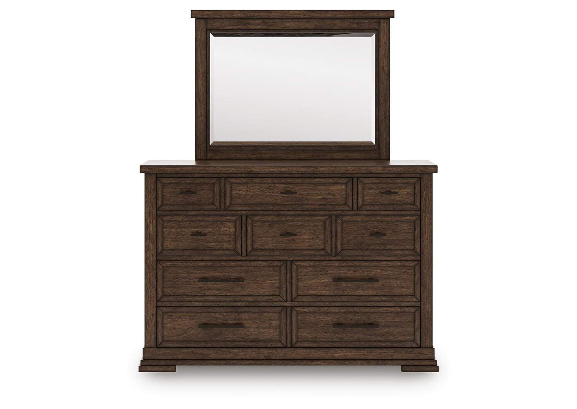 Taffenbrook Dresser and Mirror front view