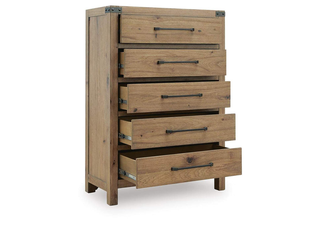 Ridgester Chest of Drawers angled view