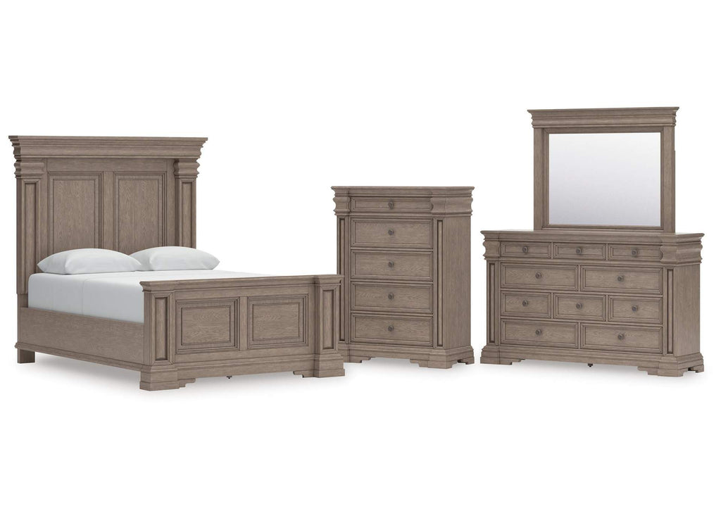 Blairhurst Queen Panel Bed, Dresser, Mirror and Chest