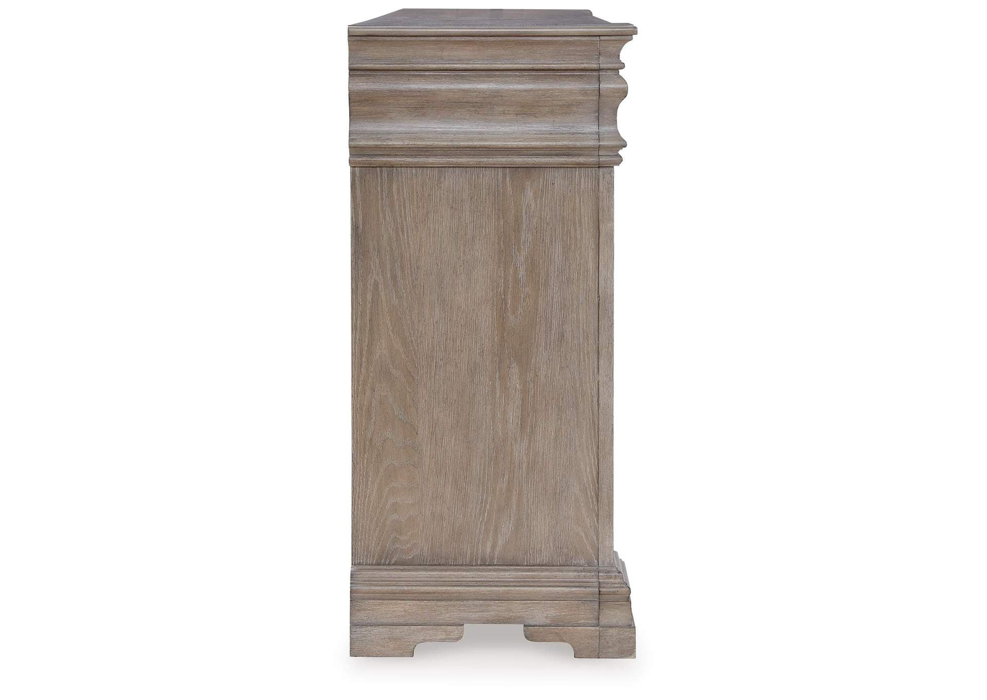 Blairhurst California King Panel Bed, Dresser and 2 Nightstands side view