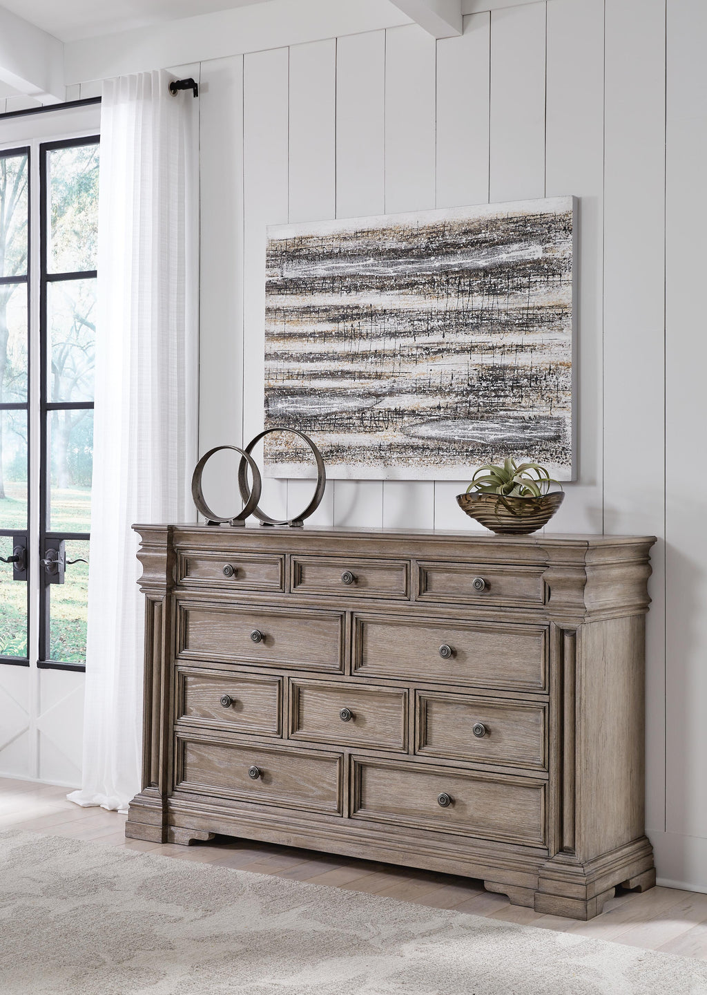 Blairhurst Dresser in Light Grayish Brown, alternate view 3