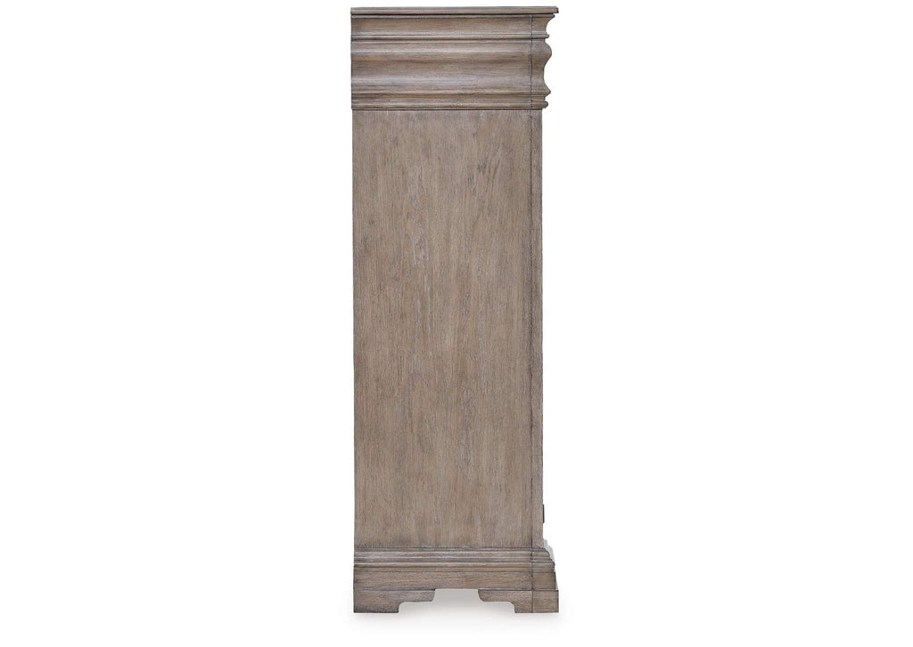 Blairhurst King Panel Bed, Dresser, Mirror and Chest side view
