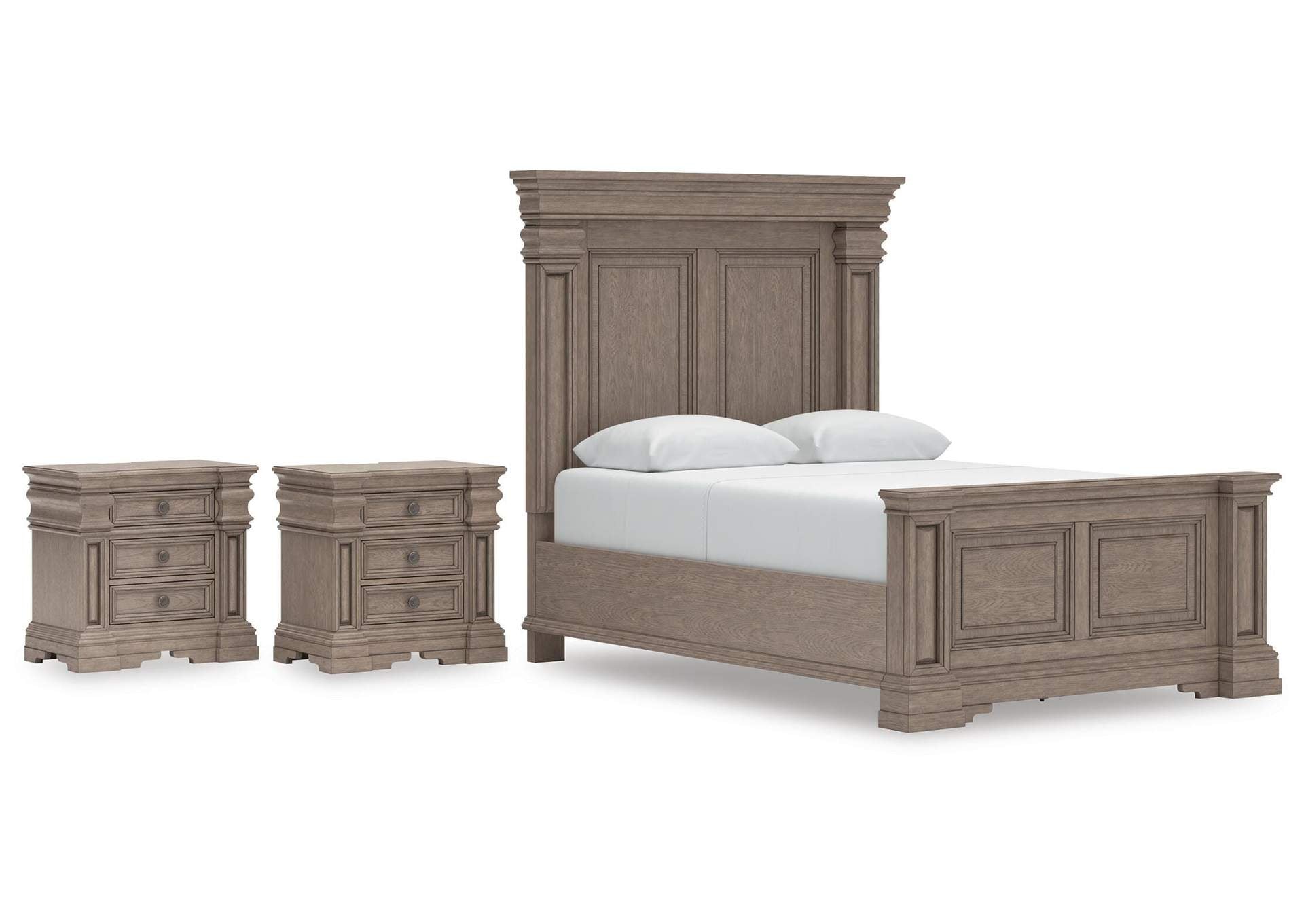 Blairhurst Queen Panel Bed and 2 Nightstands