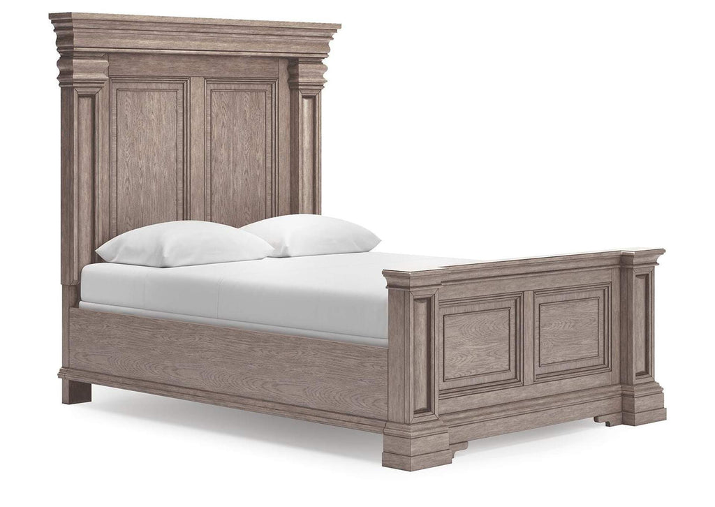 Blairhurst Queen Panel Bed, Dresser, Mirror, Chest and Nightstand angled view