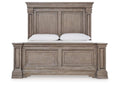 Blairhurst California King Panel Bed with Mirrored Dresser