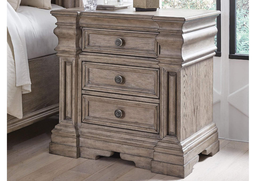 Blairhurst California King Panel Bed, Dresser, Mirror, Chest and Nightstand
