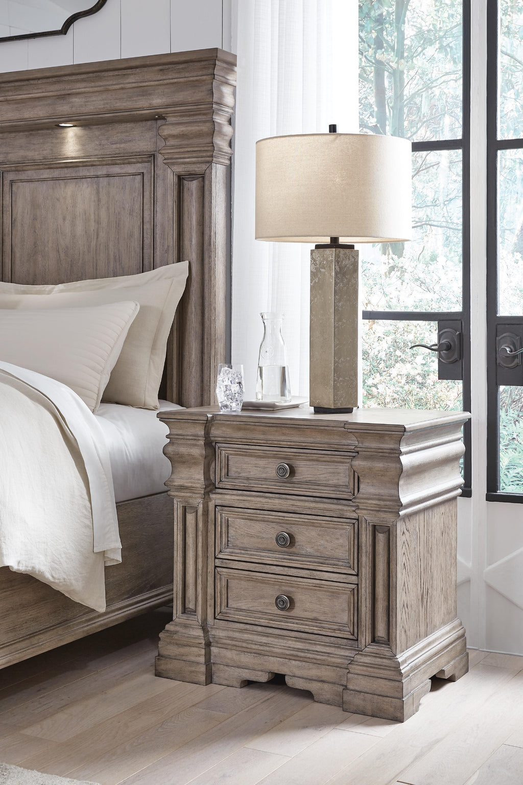 Blairhurst Nightstand in Light Grayish Brown, alternate view 3