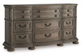 Ardenfield Dresser in Light Brown, closed view