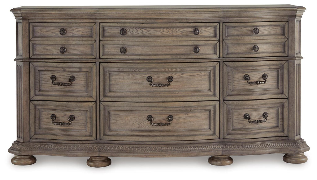 Ardenfield Dresser in Light Brown, front view