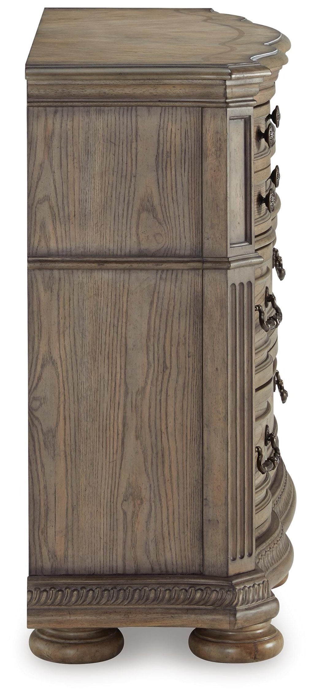 Ardenfield Dresser in Light Brown, side view