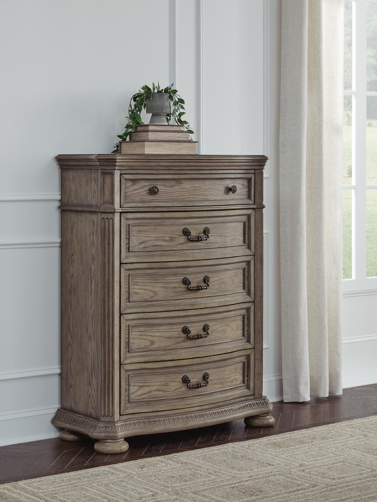Ardenfield Chest of Drawers in Light Brown, alternate view 3