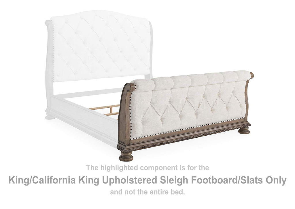 Ardenfield California King Upholstered Sleigh Bed