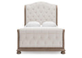 Ardenfield Queen Upholstered Sleigh Bed, Dresser, Mirror and Chest