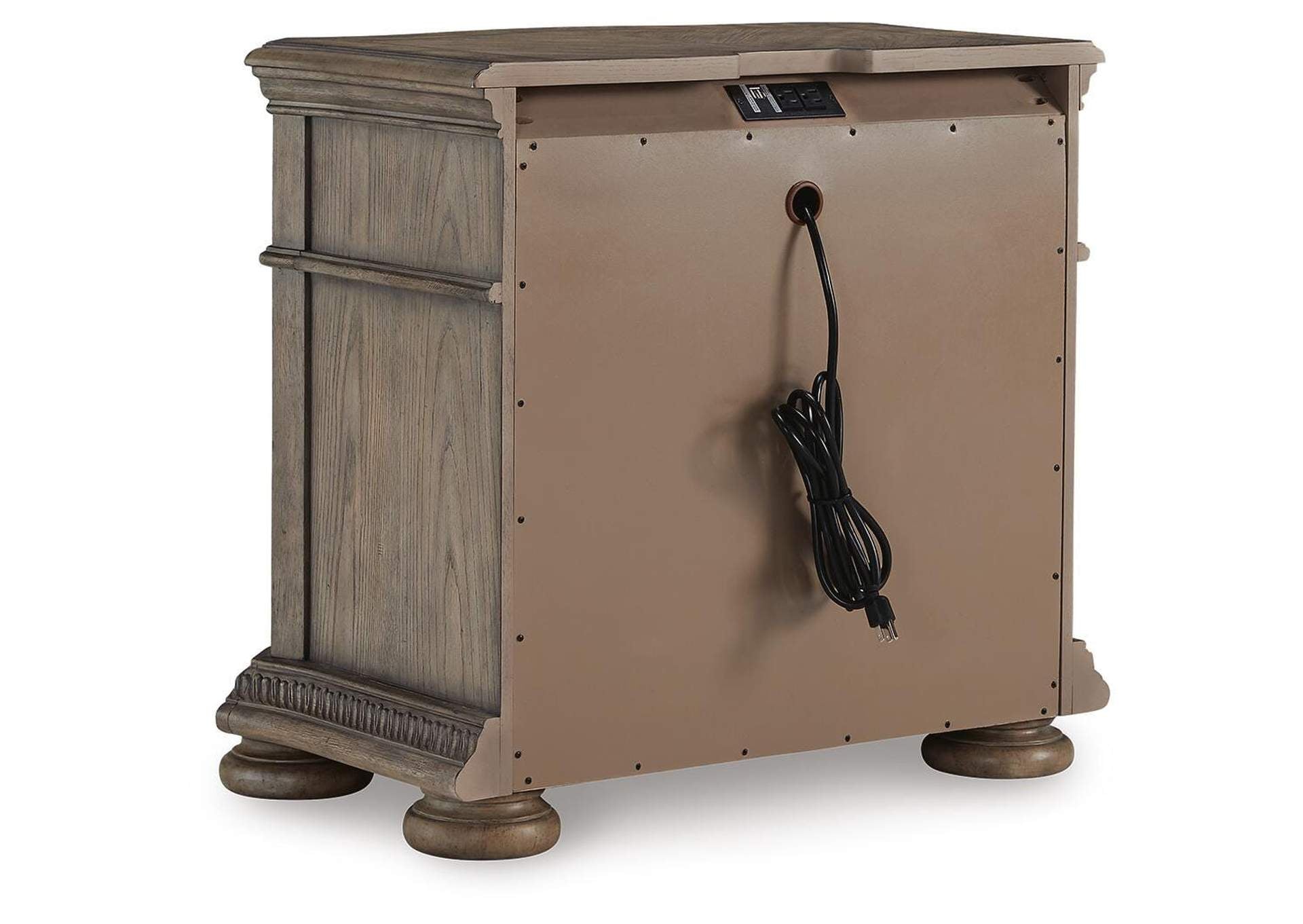 Ardenfield King Upholstered Sleigh Bed, Dresser, Mirror and Nightstand