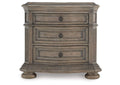 Ardenfield King Upholstered Sleigh Bed and 2 Nightstands