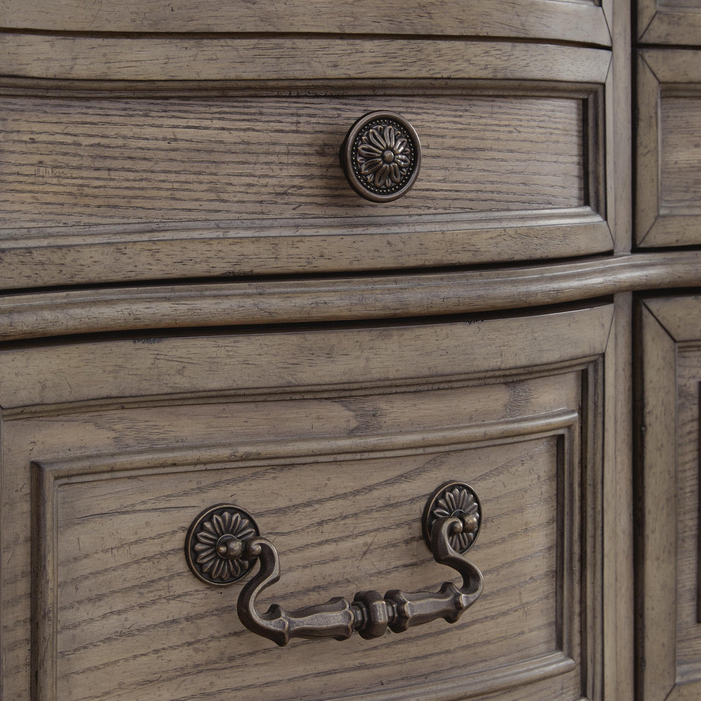 Ardenfield Dresser in Light Brown, detail view