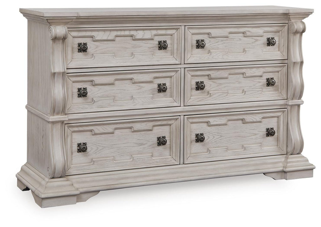 Bruchandi Dresser in Antique White, closed view