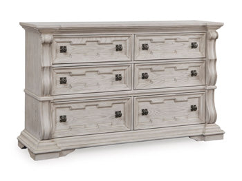 Bruchandi Dresser in Antique White, closed view