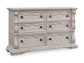 Bruchandi Dresser in Antique White, closed view