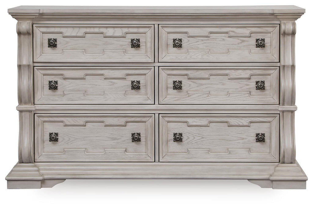 Bruchandi Dresser in Antique White, front view
