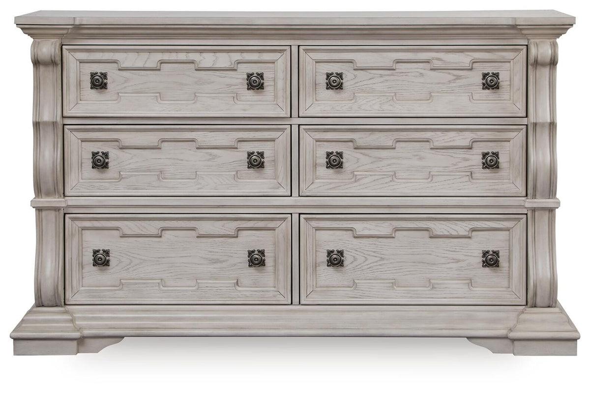 Bruchandi Dresser in Antique White, front view