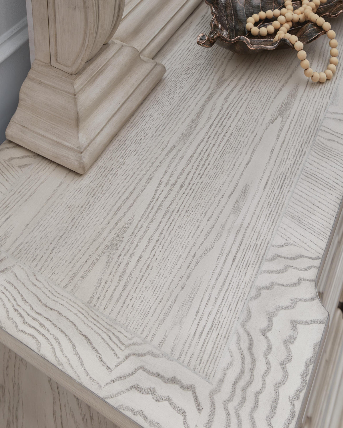 Bruchandi Dresser in Antique White, top view