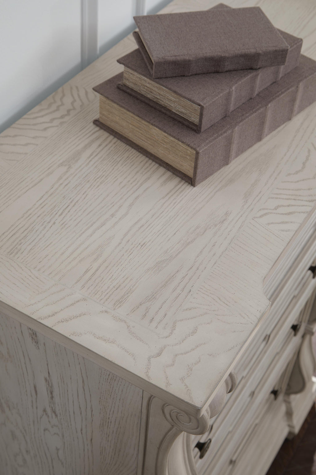 Bruchandi Chest of Drawers in Antique White, top view
