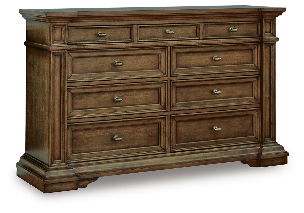 Frantanna Dresser in Brown, closed view