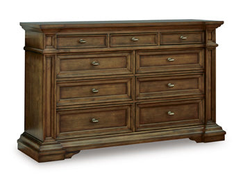 Frantanna Dresser in Brown, closed view