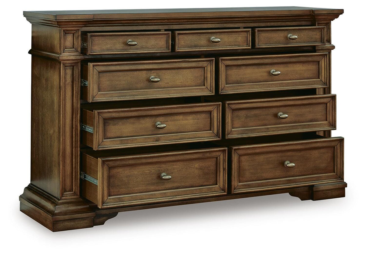 Frantanna Dresser in Brown, open view