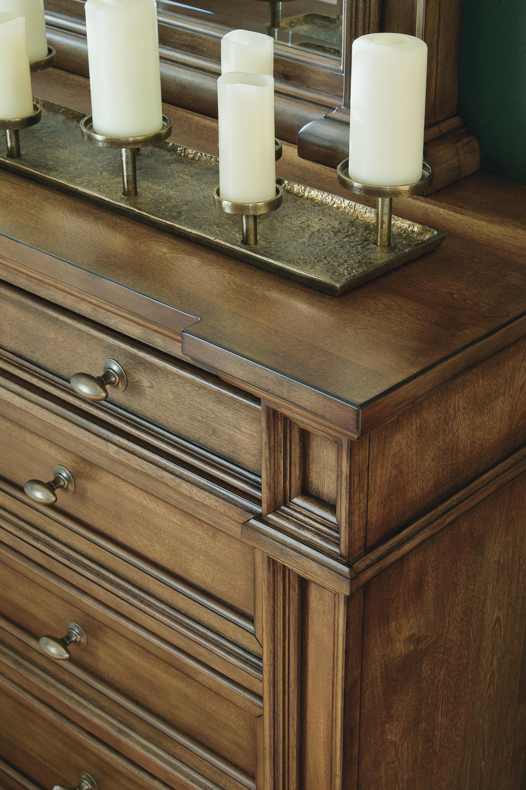 Frantanna Dresser in Brown, detail view