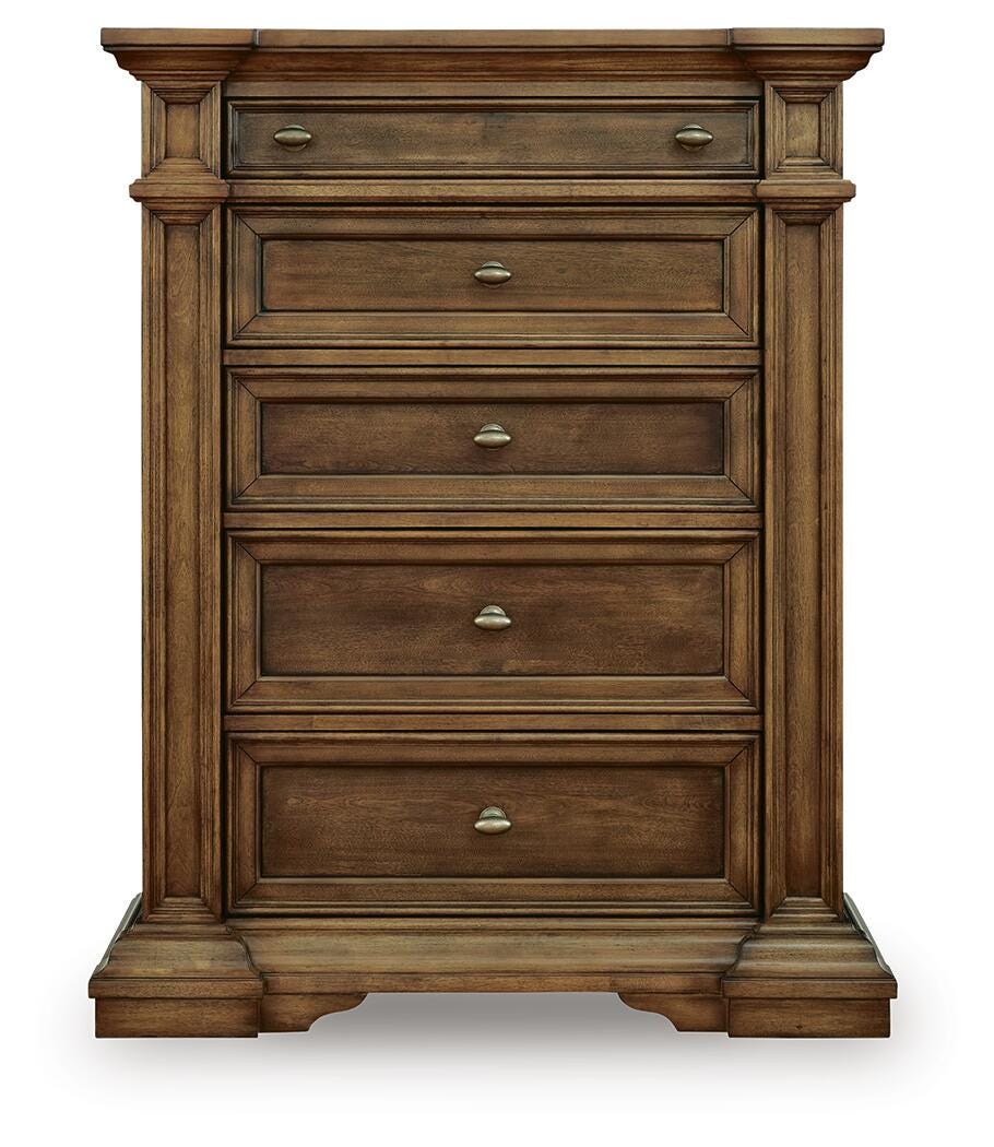 Frantanna Chest of Drawers in Brown, front view