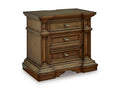Frantanna Nightstand in Brown, closed view