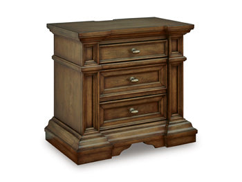 Frantanna Nightstand in Brown, closed view