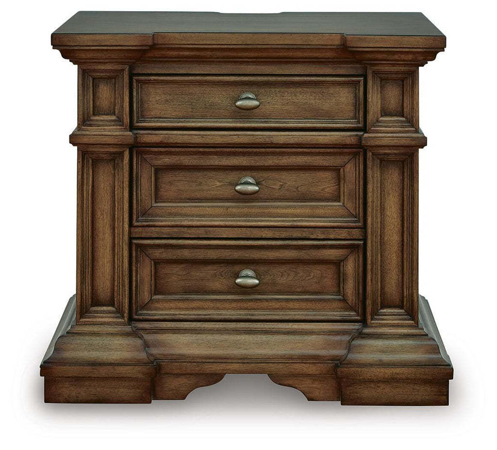 Frantanna Nightstand in Brown, front view