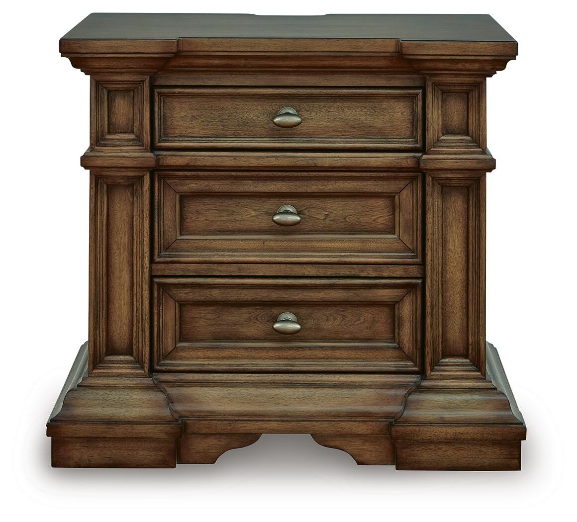 Frantanna Nightstand in Brown, front view