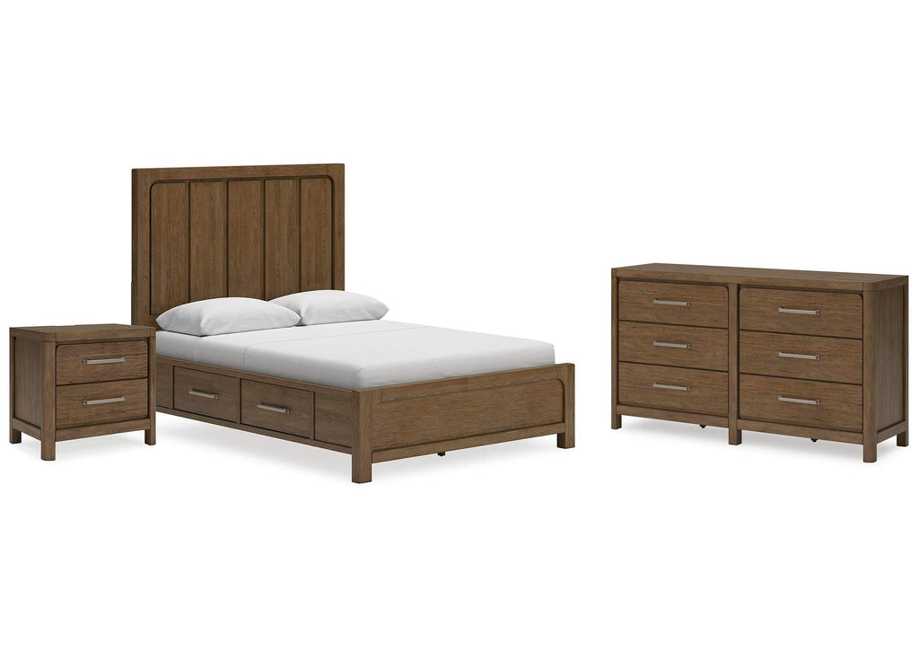 Cabalynn Queen Panel Bed with Dresser and Nightstand
