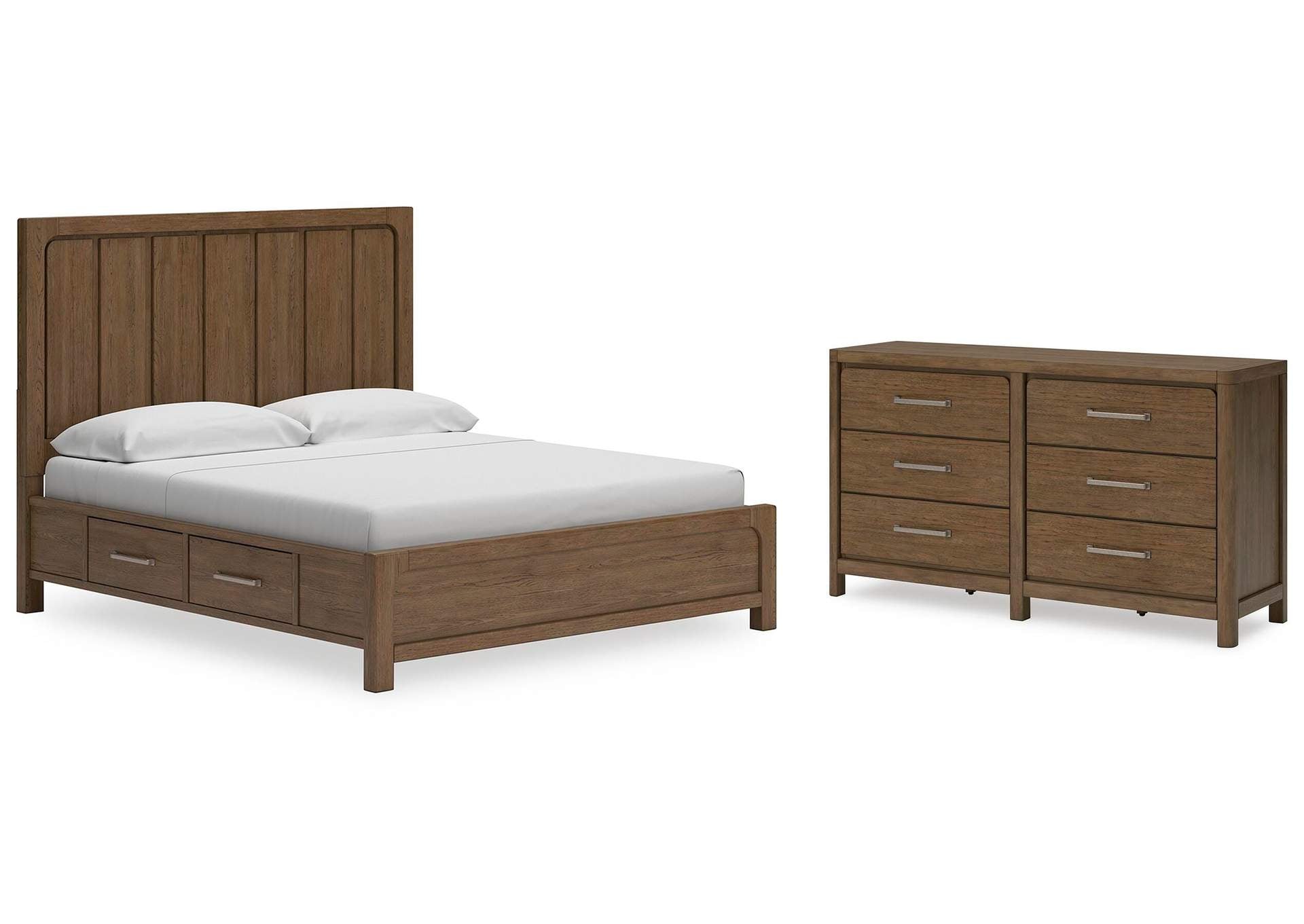 Cabalynn California King Panel Bed with Dresser