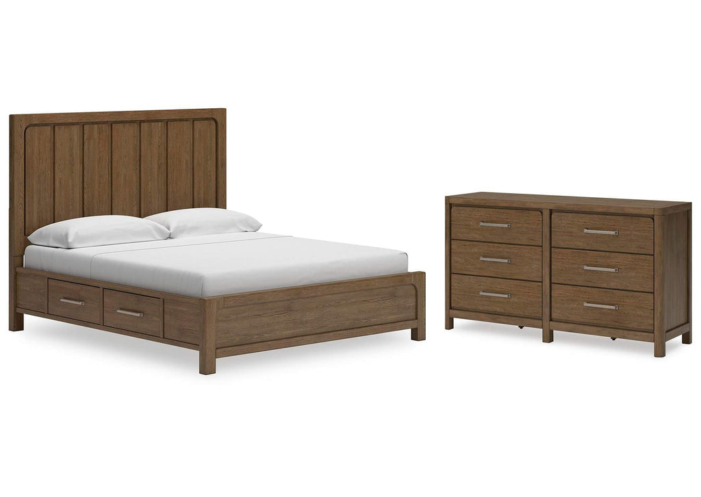 Cabalynn King Panel Bed with Dresser