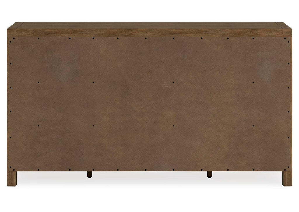 Cabalynn California King Upholstered Bed with Dresser