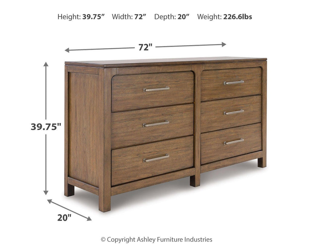 Cabalynn Dresser in Light Brown, alternate view 13