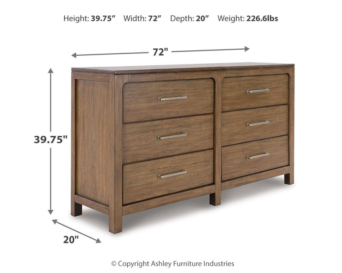 Cabalynn Dresser in Light Brown, alternate view 13